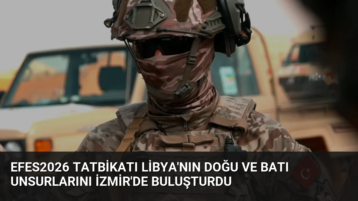 EFES2026 Tatbikatı Libya’nın Doğu ve Batı Unsurlarını İzmir’de Buluşturdu