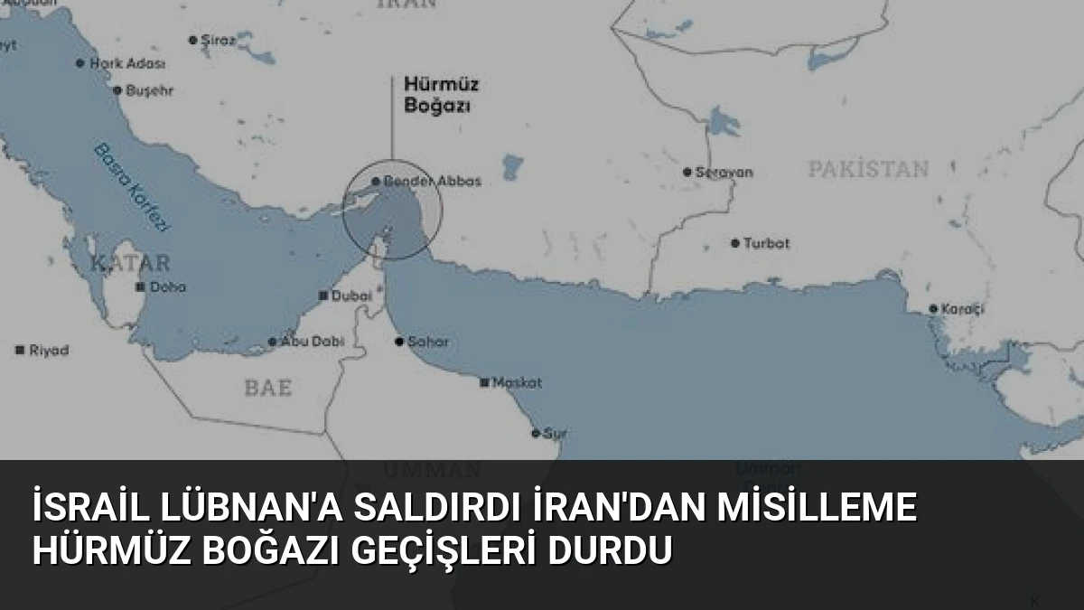 İsrail Lübnan’a Saldırdı İran’dan Misilleme Hürmüz Boğazı Geçişleri Durdu