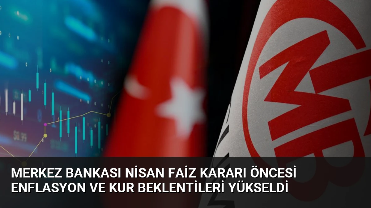 Merkez Bankası Nisan Faiz Kararı Öncesi Enflasyon ve Kur Beklentileri Yükseldi