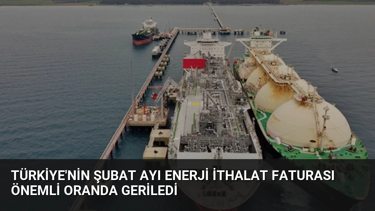 Türkiye’nin Şubat Ayı Enerji İthalat Faturası Önemli Oranda Geriledi