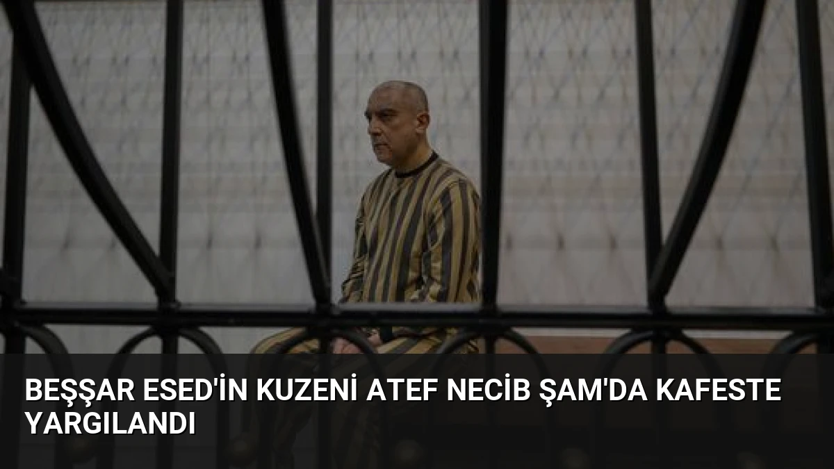 Beşşar Esed’in Kuzeni Atef Necib Şam’da Kafeste Yargılandı