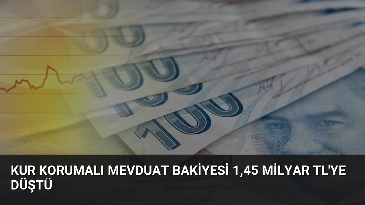 Kur Korumalı Mevduat Bakiyesi 1,45 Milyar TL’ye Düştü