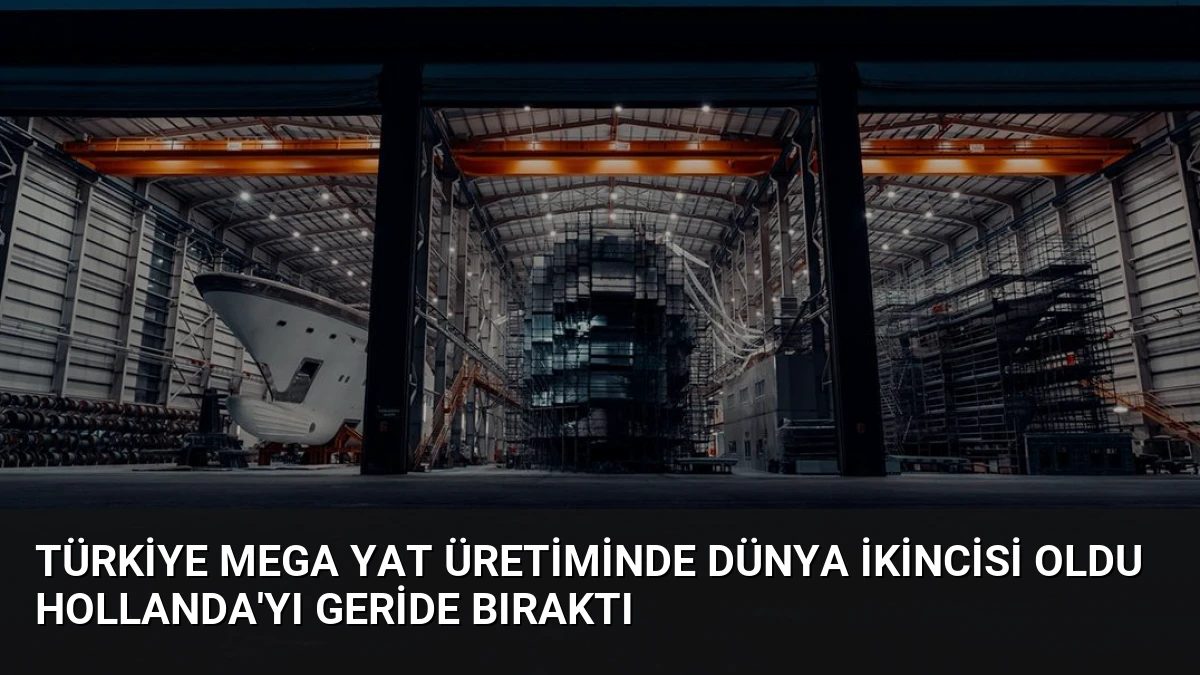 Türkiye Mega Yat Üretiminde Dünya İkincisi Oldu Hollanda’yı Geride Bıraktı