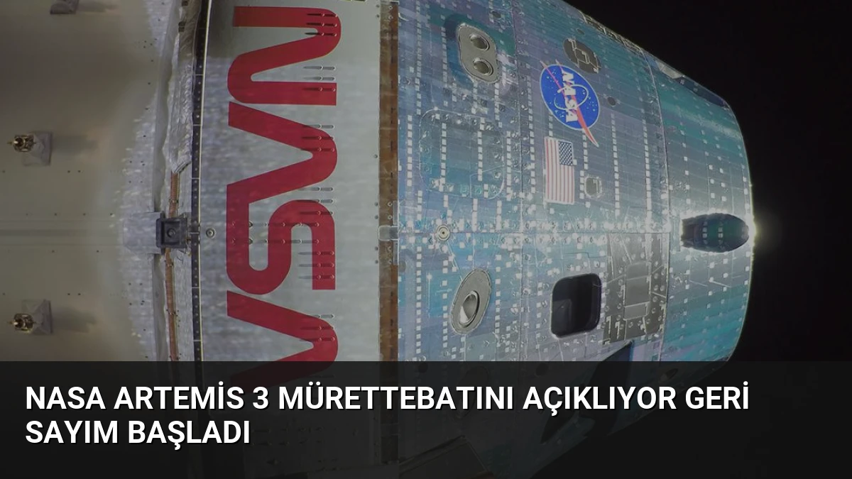 NASA Artemis 3 Mürettebatını Açıklıyor Geri Sayım Başladı