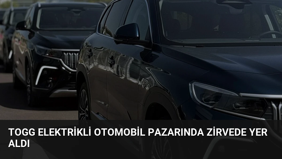 Togg Elektrikli Otomobil Pazarında Zirvede Yer Aldı
