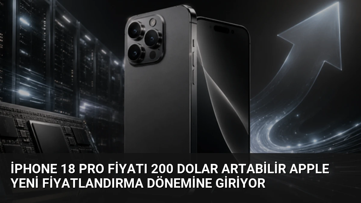 iPhone 18 Pro Fiyatı 200 Dolar Artabilir Apple Yeni Fiyatlandırma Dönemine Giriyor