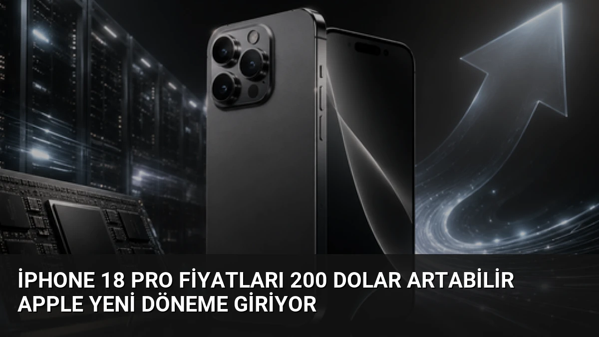 iPhone 18 Pro Fiyatları 200 Dolar Artabilir Apple Yeni Döneme Giriyor
