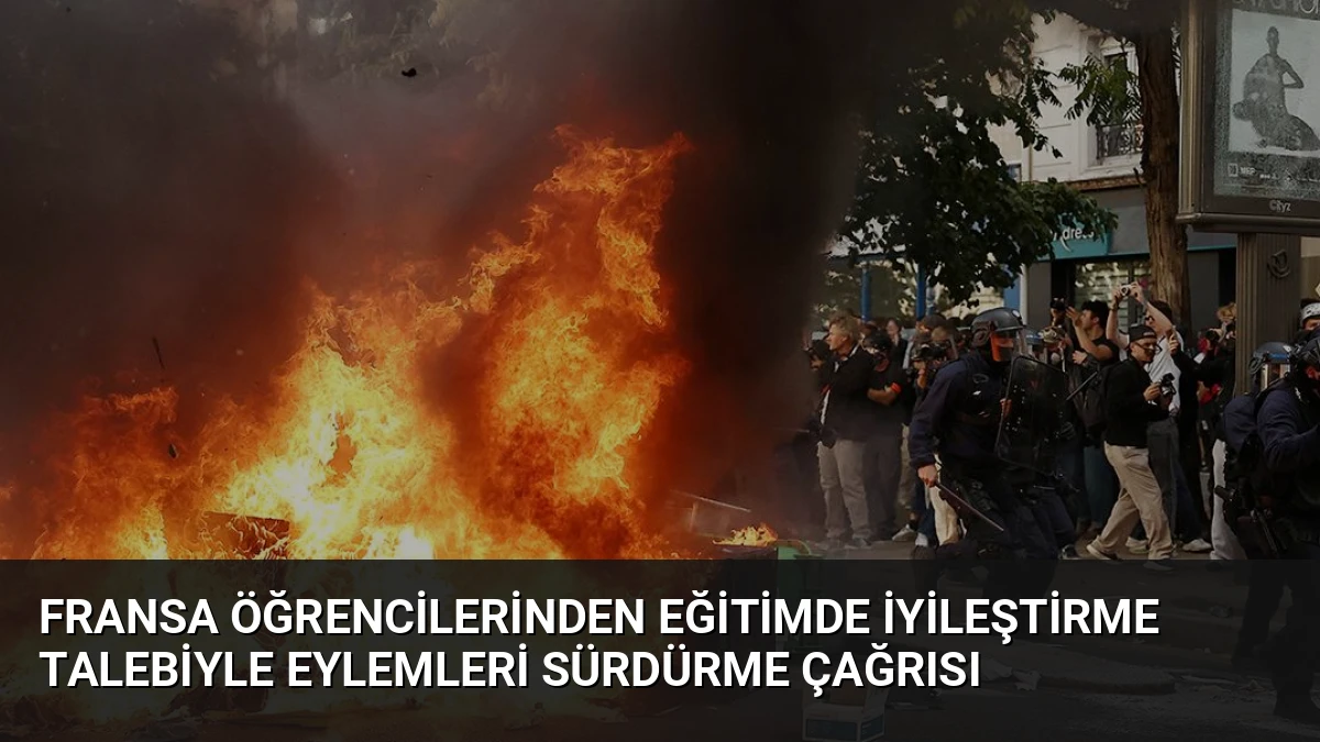 Fransa Öğrencilerinden Eğitimde İyileştirme Talebiyle Eylemleri Sürdürme Çağrısı