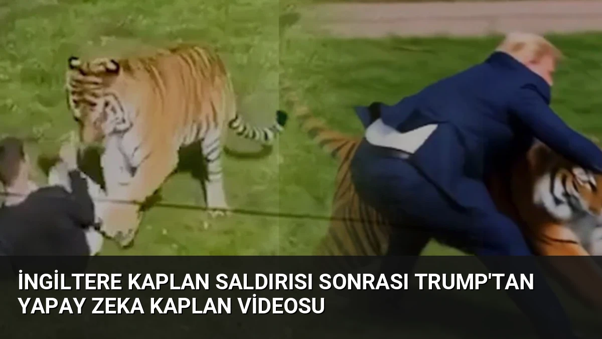 İngiltere Kaplan Saldırısı Sonrası Trump’tan Yapay Zeka Kaplan Videosu