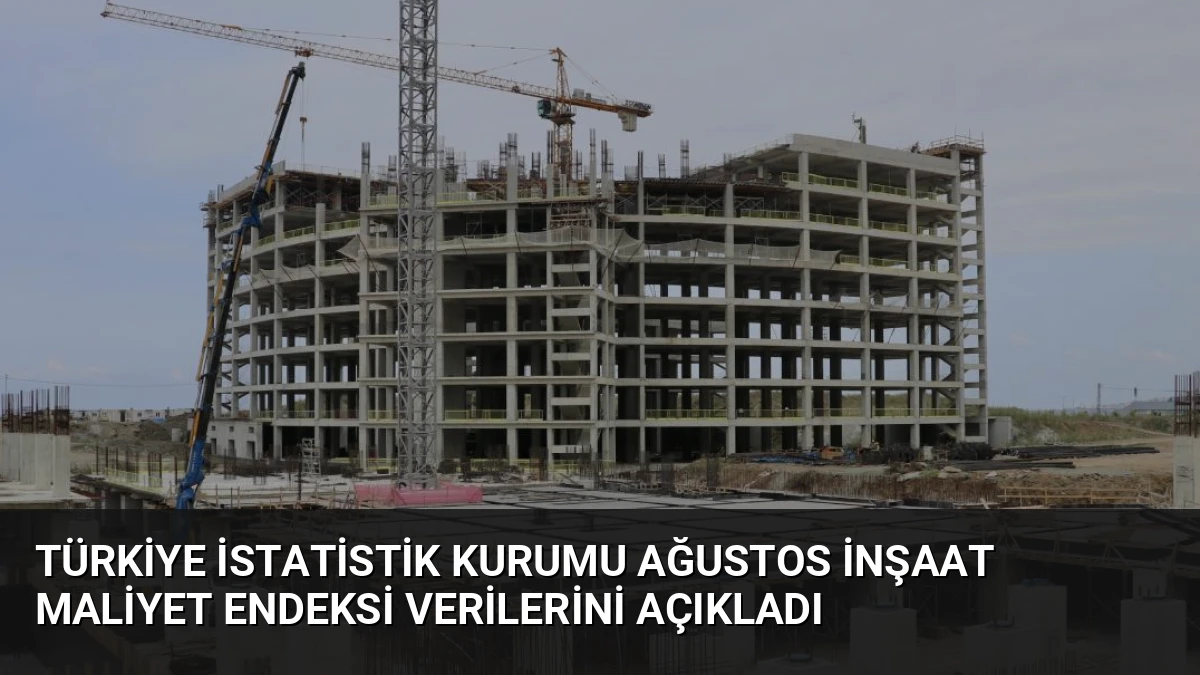 Türkiye İstatistik Kurumu Ağustos İnşaat Maliyet Endeksi Verilerini Açıkladı